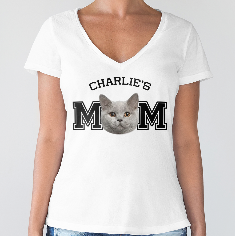 Custom Photo Cat - Cat's Dad, Cat's Mom Bright Shirt HA75 892472