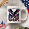 Faith, Family & Freedom 250 Years of America  Patriotic White Mug LM32 897359