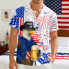 Personalized Name America 250th Birthday US Flag Hawaii Shirt HA75 921002