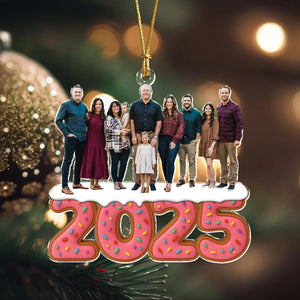 Custom Photo Sweet Family Acrylic Ornament Christmas Tree Decoration HA75 897920