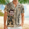 Custom Dad Photo Best Dad Ever Hunting Hawaii Shirt Gift For Hunting Lovers HO82 893792