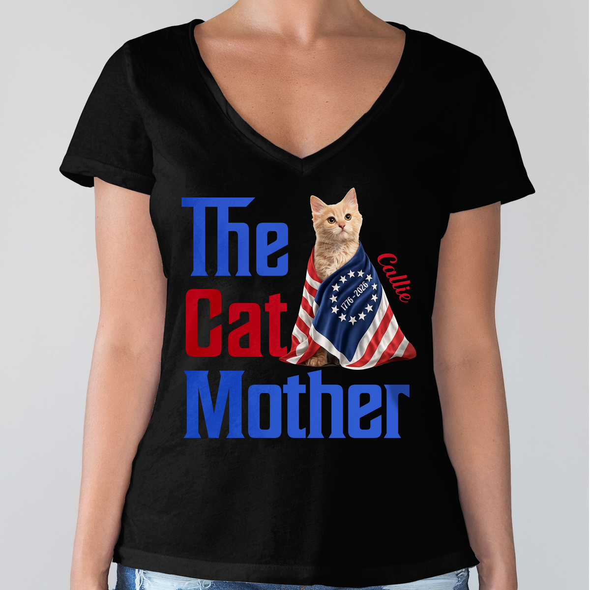 Personalized The Dogmother, Dogfather With 250th USA Anniversary Shirt HO82 901218