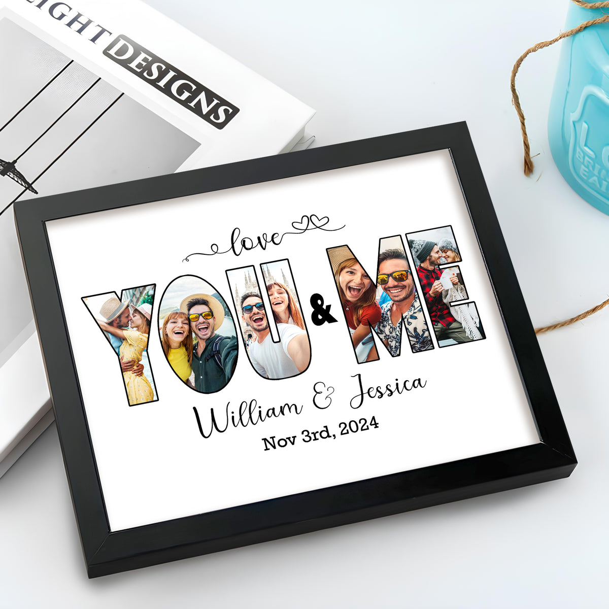 Custom Photo Love You And Me Got This Picture Frame LM32 893751