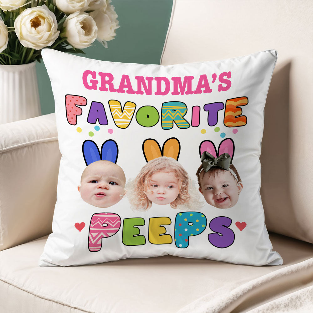 Custom Photo Favorite Peep For Easter Day Pillow TH10 892445