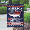 Personalized Family Name America 250th Anniversary Garden Flag LM32 895207