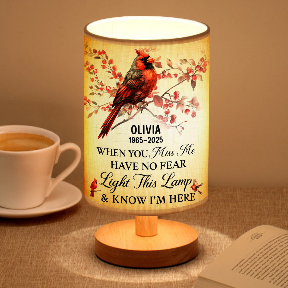 I'm Always With You - Personalized Fabric Lamp TH10 892863