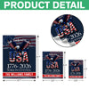 Custom Name Faith, Family & Freedom America Patriotic Building Brick Blocks HA75 920540