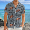Custom Photo Funny Pet Face Pattern Dog Cat Family Hawaii Shirt HA75 892312