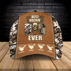 Personalized Name Deer Hunting Dad - Hunter Military Classic Cap For Father's Day CH07 895816
