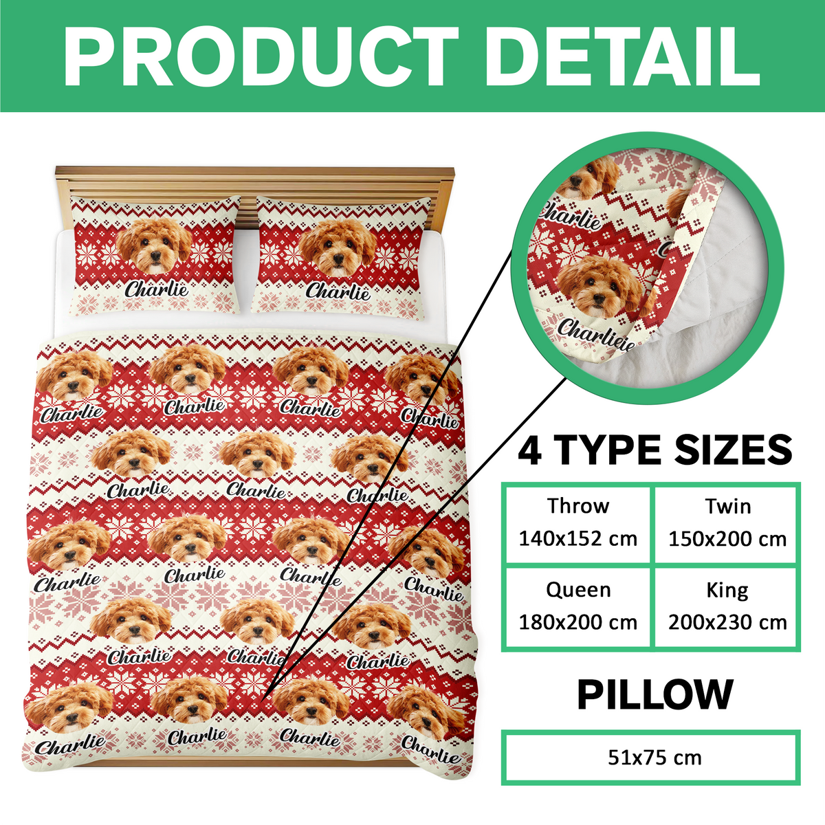 Custom Photo Have A Pawsome Christmas - Dog & Cat Quilt Bedding Set HA75 898248