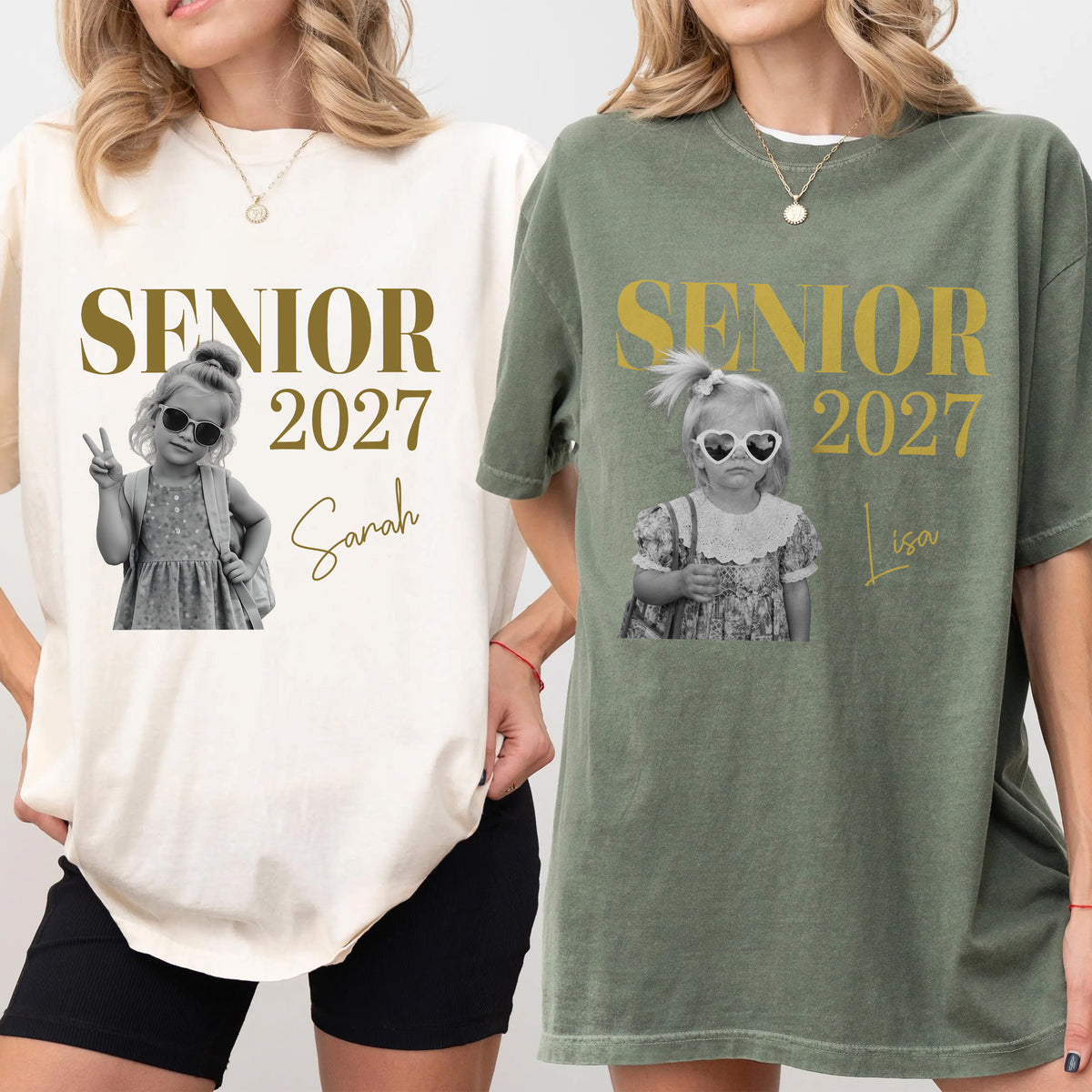 Custom Photo And Name Senior 2027 Comfort Shirt TH10 170609