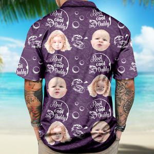 Custom Photo Reel Cool Dad - Personalized Photo Hawaii Shirt CH07 895756