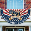 Custom Family Name 250th Anniversary 1776-2026 America Flag CH07 911976