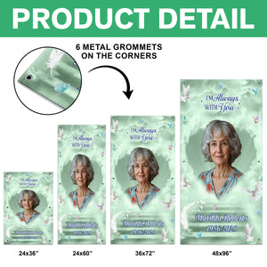 Custom Photo Always In Our Hearts, Never Forgotten Grave Blanket LM32 893235