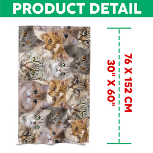 Custom Full Face Dog Cat Photo Beach Towel TH10 892801