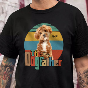 Custom Pet Photo The Dog Cat Father Dark Shirt For Dog And Cat Lovers HO82 894440