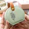 Custom Name With Floral Jewelry Box With Handle TH10 894345