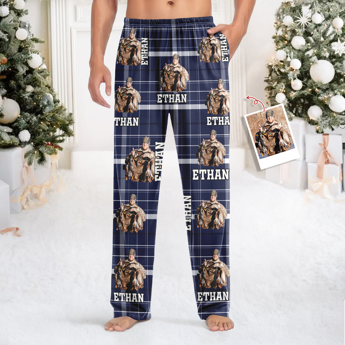 Custom Photo Duck Hunting Sweatpants Christmas Gift For Duck Hunters HA75 898264