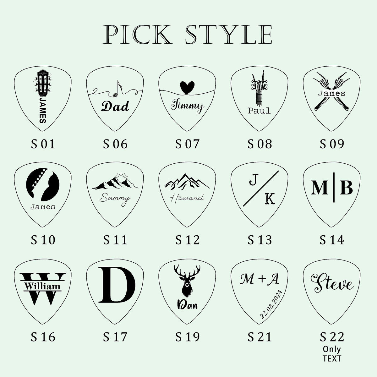 Personalized Metal Guitar Capo with Wood Grain, Custom Message, Engraved Guitar Pick, Birthday Gift, Fathers days Gift for Guitarists LM32 897585