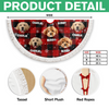 Custom Photo Name Dog Cat Christmas Style Tree Skirt Christmas Decor Gift CH07 899766