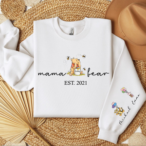 Personalized Mama Bear EST Mother's Day Sleeve Printed Sweatshirt LM32 893183