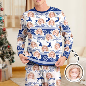 Custom Photo Christmas Face Sleepwear Xmas Fun HO82 900154