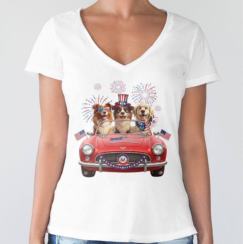 Personalized USA 250th Anniversary Dog Journey to 250 Years Bright Shirt LM32 899063