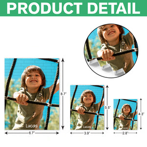 Custom Family Photo Rectangle Building Brick Blocks Father's Day Gift HA75 892386