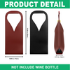 Custom Dog Photo Dad Of A Spoiled Rotten Dog Leather Wine Bag LM32 893879