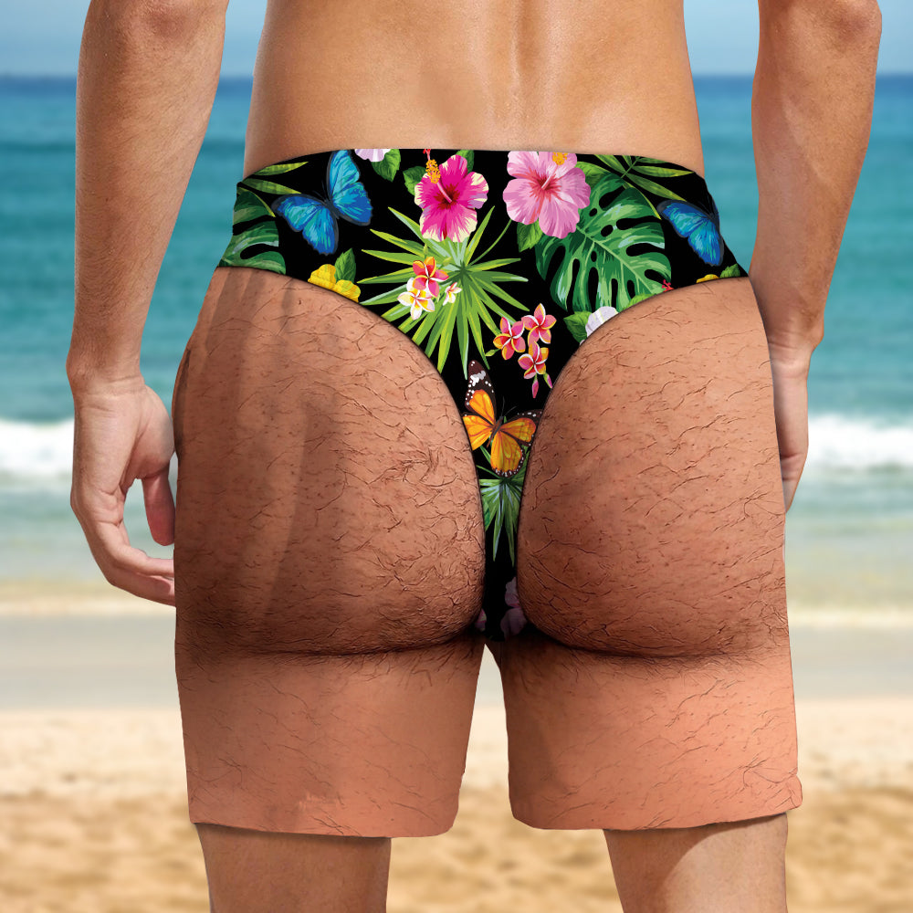 Custom Funny Men Beach Short, Personalized Summer Vacation And Travel Gifts For Men HA75 921712