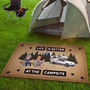 Personalized The Best Memories Are Made Camping Patio Mat TH10 894147