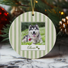 Personalized Pet Photo Christmas Ceramic Ornament Pet Lover Holiday Gift TH10 170755