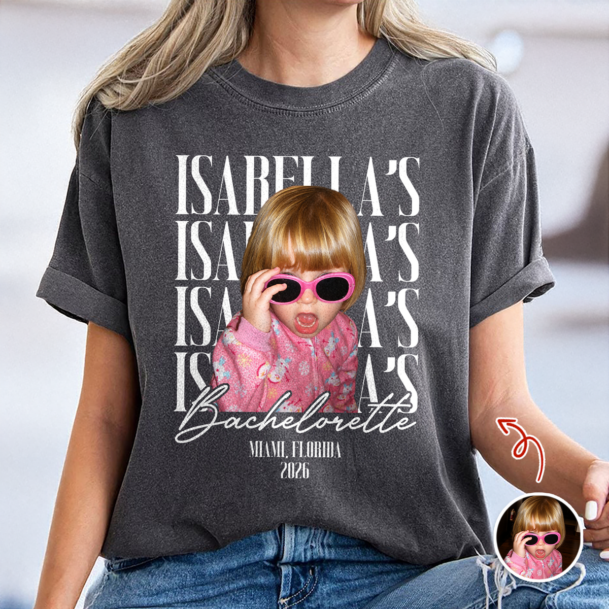 Custom Photo Bridal Party Comfort Shirt - Personalized Bachelorette Gift HA75 921976