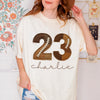 Custom Football Number & Name Faux Patchwork Comfort Shirt HO82 903354