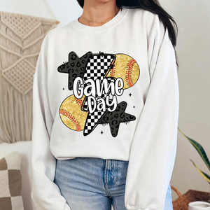 Glitter Softball Retro Checkered Softball Family Bright Shirt HO82 893646