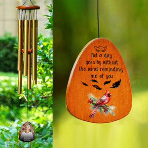 Custom Photo The Wind Reminding Me Of You Memorial Wind Chimes LM32 893213