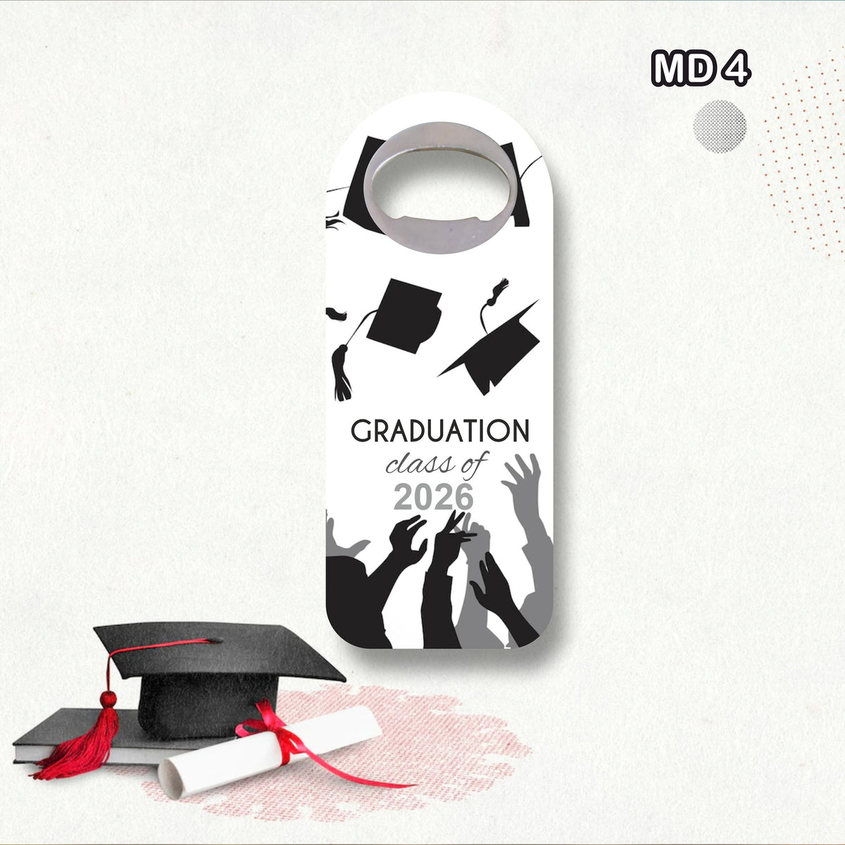 Personalized Graduation Souvenir, Graduation Gift, Bottle Opener Magnet HA75 920450