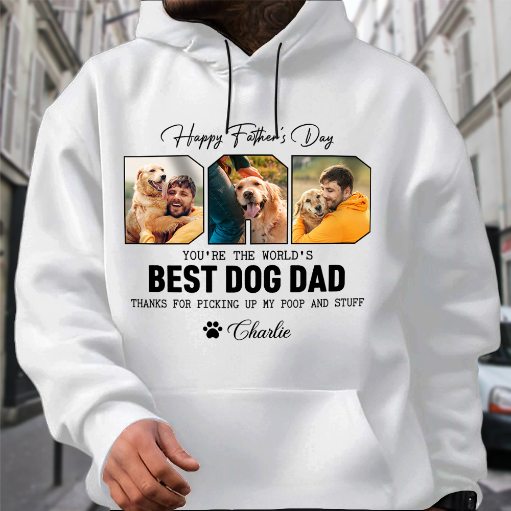 Custom Photo Happy Father's Day Best Dog Dad Shirt Gift For Father's Day HO82 893968