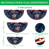 Custom Family Name US 250 Years of Liberty, Unity & Freedom 1776-2026 Non-Pleated Fan Flag TH10 170229