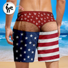 Personalized Funny Adult Swim Trunks Fake Underwear Beach Short CH07 180378