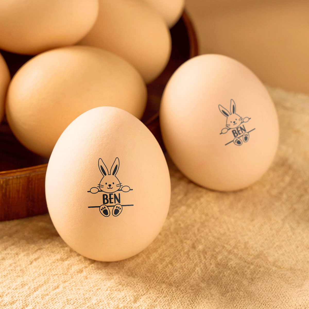 Personalized Name Baby First Easter Egg Stamp Gift For Kids, Easter Gifts LM32 897783