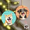 Custom Photo Christmas Ceramic Ornament, Gifts For Dog Cat Lovers, Dog Dad And Mom, Cat Owners TH10 170681
