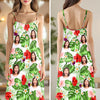 Custom Photo Women's V-Neck Cami Maxi Dress HO82 893620