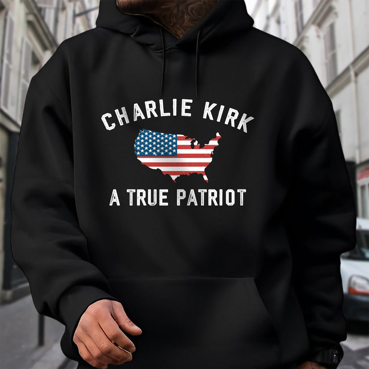Charlie Kirk - A True Patriot Dark Shirt LM32 65451