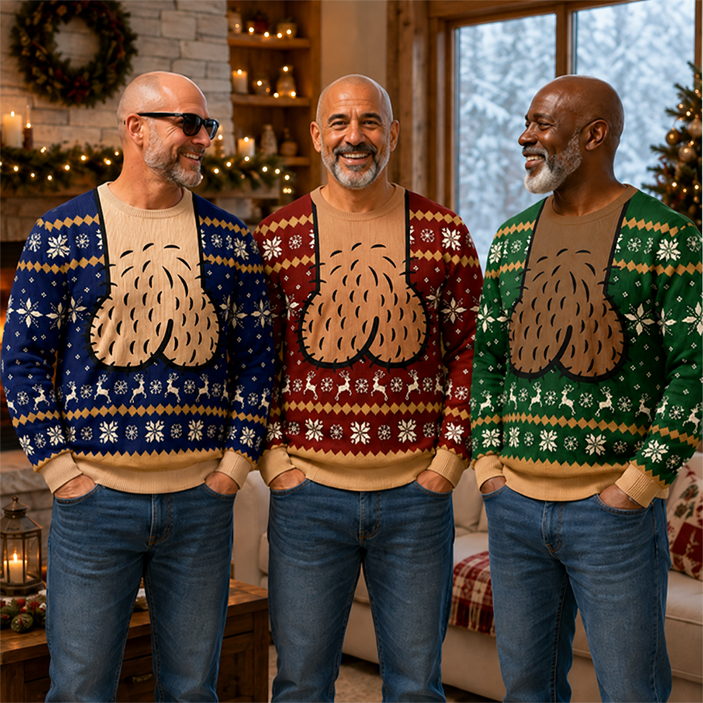 Cockmas Holiday Ugly Sweater Merry Cockmas Sweater Funny Meme Christmas Sweater Gift For Him CH07 180504