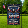 Custom Family Name One Nation Under God America 250th Anniversary Garden Flag LM32 669287
