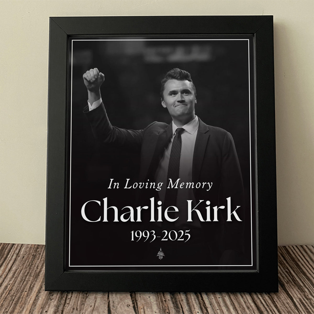 Charlie Kirk Free Speech Hero Picture Frame HO82 65804