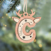 Personalized Reindeer Letter Wood Ornament For Christmas Gifts TH10 896319