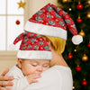 Custom Funny Cat Face Christmas Unique Santa Hat For Cat Lovers LM32 895343
