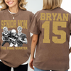 Custom Senior Dad Mom Football Shirt, Personalized Photo Tee with Name & Number Back, The Final Quarter, Class of 2027 Gift HO82 903214